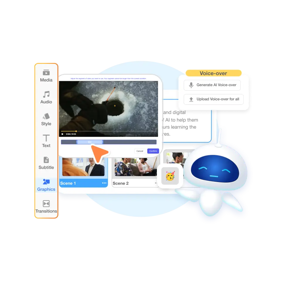 Training and learning teams convert manuals into educational videos with Visla text to video.